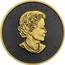 Canada 5 Dollars Maple Leaf - Silver with Black Ruthenium and Gold Plating 2019 ELIZABETH II 5 DOLLARS 2019 coin obverse
