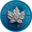 Canada 5 Dollars Maple Leaf Space Blue Edition 2019 9999 CANADA 9999 FINE SILVER 1 OZ ARGENT PUR coin reverse
