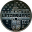 Luxembourg 5 ECU Charlotte 1996 UNC X# 63 LËTZEBUERG 5 ECU 1996 coin reverse