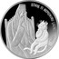 Latvia 5 Euro Cat's Mill 2019 Proof, Struck ĶĒNIŅ, ES NEPIEMINU ĻAUNU 2019 coin reverse