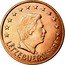 Luxembourg 5 Euro Cent Henri I 2008 (a) KM# 77 LËTZEBUERG 2002 GC coin obverse