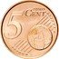 Estonia 5 Euro Cent Map of Estonia 2018 KM# 63 5 EURO CENT LL coin reverse
