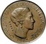 Luxembourg 5 F Charlotte 1962 Pattern strike - Rare KM# E62 CHARLOTTE GRANDE DUCHESSE DE LUXEMBOURG ESSAI J.N.LEFEVRE 1962 coin obverse