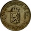 Luxembourg 5 Francs Charlotte 1962 KM# 51 GRAND DUCHE DE 5 F JNL LUXEMBOURG coin reverse