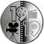 Ukraine 5 Hryven 100 years of the Odessa Film Studio 2019 19 19 coin reverse