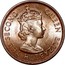 Cyprus 5 Mils Elizabeth II - 1st portrait 1955 KM# 34 QUEEN ELIZABETH THE SECOND coin obverse