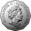 Australia 50 Cents Coat of Arms (6th Portrait) 2021 	 In Sets only ELIZABETH II AUSTRALIA 2019 JC coin obverse