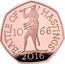 UK 50 Pence Battle Of Hastings 2019 Proof BATTLE OF HASTINGS 10 66 JB 2016 coin reverse
