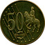 UK 50 ¢ Trial Probe 2003 50 ¢ SPECIMEN coin reverse