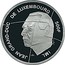 Luxembourg 500 Francs Presidency of the European Community (1997) (qp) KM# 72 JEAN GRAND-DUC DE LUXEMBOURG 500F IML QP G/C coin obverse