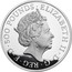 UK 500 Pounds Yale of Beaufort 2019 Proof ELIZABETH II•D•G•REG•F•D•500 POUNDS• coin obverse