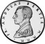 Malta 9 Tari Head of St. John the Baptist on a platter 1989 Proof, unknown in proof sets PS84/PS87 X# 143 ∙ FR. ANDREAS BERTIE M. M. H. H. ∙ coin obverse