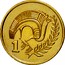 Cyprus Cent Type 1 coat of arms solid value number 1983 KM# 53.1 1 coin reverse