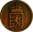 Luxembourg Demi (1/2) Liard Joseph II 1784 (b) KM# 10 coin obverse