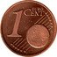 Luxembourg Euro Cent Henri I 2003 (u) KM# 75 1 EURO CENT LL coin reverse