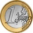Cyprus Euro Cruciform Idol 2008 KM# 84 1 EURO LL coin reverse