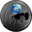 Australia Five Dollars Apollo 11 Moon Landing Domed 2019 Proof 50TH ANNIVERSARY OF THE LUNAR LANDING coin reverse