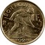 Luxembourg Franc 1928 KM# 35 Standard Coinage Resumed BON POUR 1F A.B. 1928 coin reverse