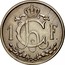 Luxembourg Franc 1946 KM# 46.1 Standard Coinage Resumed CH 1 F coin reverse