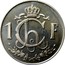 Luxembourg Franc Jean. Grand Duchy 1980 Proof KM# 46.2a 1 CH F A. B. coin reverse
