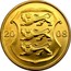 Estonia Kroon 90th anniversary of the Republic of Estonia 2008 KM# 44 20 08 coin obverse
