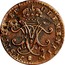 Luxembourg Liard Maria Theresa 1759 (b) KM# 3 JUSTICIA ET CLEMENTIA• coin reverse