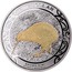 New Zealand One Dollar Gilted Kiwi 2019 ONE DOLLAR BROWN KIWI APTERYXMANTELLI coin reverse