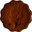 Cyprus Piastre George VI 1945 KM# 23a GEORGIVS VI REX IMPERATOR PM coin obverse