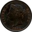 Cyprus Piastre Thin 1 1879 KM# 3.1 VICTORIA QUEEN 1879 coin obverse