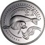 Cyprus Pound Mediterranean Monk Seal 2005 Proof KM# 76a £1 MONACHUS MONACHUS coin reverse