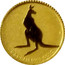 Australia Two Dollars Kangaroo 2014 P UNC 0.5 GRAM 9999 GOLD coin reverse