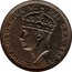 Cyprus Two Shillings George VI 1947 KM# 28 GEORGIVS VI DEI GRA. REX ET IND. IMP. coin obverse