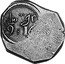 Ireland 1/2 Crown Inchiquin 1642 KM# 40 DW GR 9 16 coin reverse