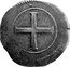 Ireland 1/2 Crown Rebel Money (1643-1644) KM# 65 coin obverse