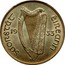 Ireland 1/2 Crown 1933 KM# 8 Sterling Coinage SAORSTÁT ÉIREANN 19 28 coin obverse
