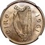 Ireland 1/2 Crown 1961 KM# 17 Republic ÉIRE 1961 coin obverse