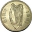 Ireland 1/2 Crown 1961 KM# 16a Republic ÉIRE 1963 coin obverse