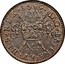 Ireland 1/2 Crown James II Gun Money 1689 Proof, jan KM# 95a MAG∙BR∙FRA∙ET∙HIB∙REX∙1689∙ NOV: coin reverse