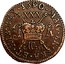 Ireland 1/2 Crown James II Gun Money 1690 May KM# 101 1690 . MAG. BR. FRA. ET . HIB. REX. XXX JR MAY. coin reverse