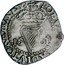 Ireland 1/2 Penny Titles of Elizabeth I 1602 KM# 5.3 POSVI DEVM ADIVTOREM MEVM 16 01 coin reverse