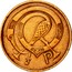 Ireland 1/2 Penny 1971 KM# 19 Decimal Coinage 1/2 P coin reverse