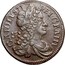 Ireland 1/2 Penny Charles II 1680 KM# 90.1 CAROLVS II DEI GRATIA coin obverse