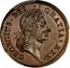 Ireland 1/2 Penny George I 1722 Proof KM# 116a GEORGIUS DEI GRATIA REX coin obverse