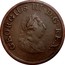 Ireland 1/2 Penny George III 1805 KM# 147.1 GEORGIUS III D∙G∙REX. coin obverse