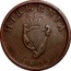 Ireland 1/2 Penny George III 1805 Restrike. Proof KM# 147.2d HIBERNIA 1805 coin reverse