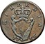 Ireland 1/2 Penny George III short bust type 1766 KM# 137 HIBERNIA 17 66 coin reverse