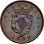 Ireland 1/2 Penny George IV 1822 KM# 150 HIBERNIA 1822 coin reverse