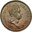 Ireland 1/2 Penny 1723 Proof KM# 117.1a Standard Coinage GEORGIUS DEI GRATIA REX coin obverse