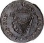Ireland 1/2 Penny James II 1686 KM# 92 IACOBVS II DEI GRATIA coin reverse