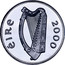 Ireland £1 Millennium Punt - Silver Pattern Strike 2000 KM# P1 ÉIRE 2000 coin obverse